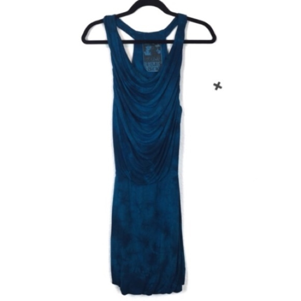 YFB Blue Tie Dye Modal Dress - XS